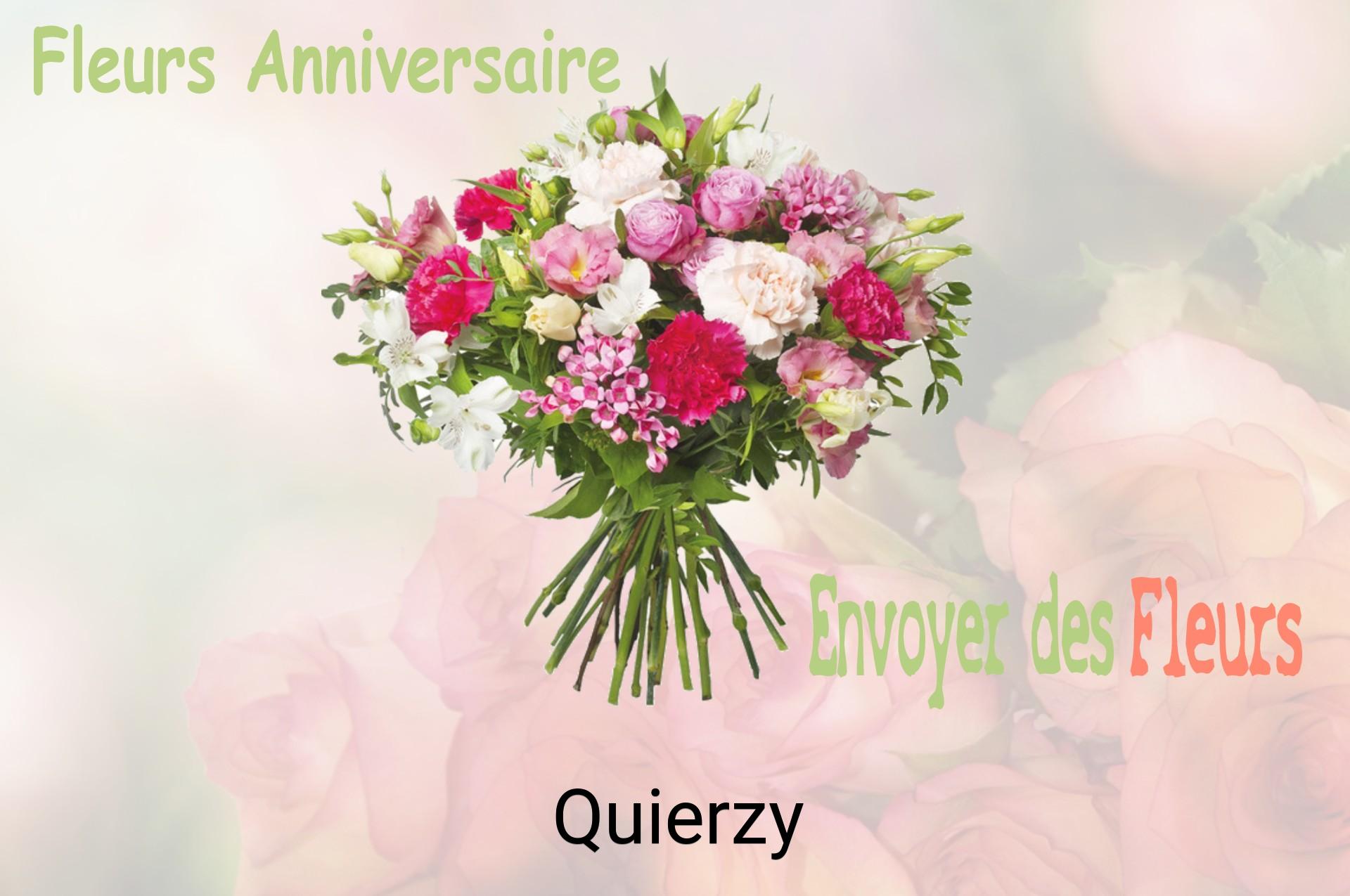 Bouquet de fleurs d’anniversaire livré à Quierzy