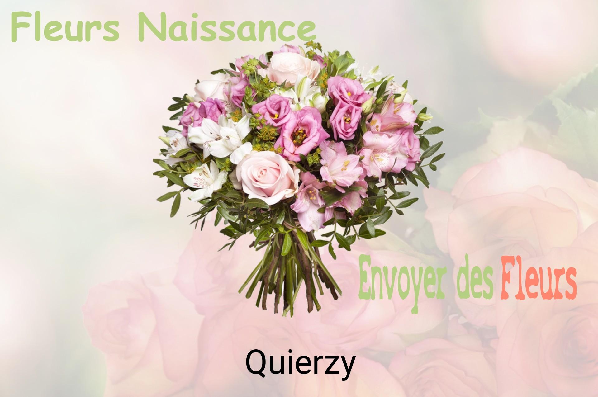 Bouquet de fleurs de naissance livré à Quierzy