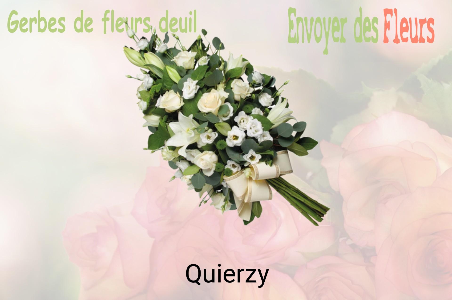Gerbe de fleurs de deuil livrée à Quierzy